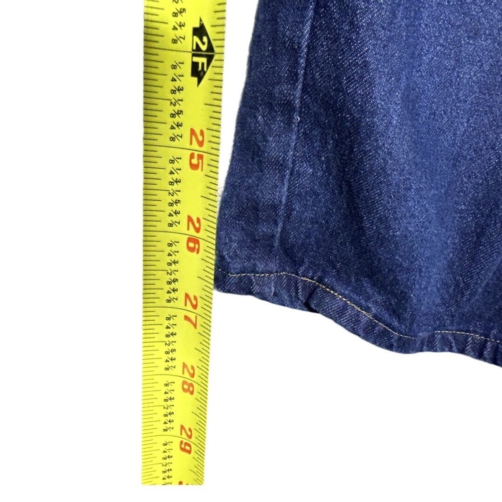 Men's Jeans 48x30 Dark Wash Rustler by Wrangler Classic Regular Fit Straight Leg - Picture 6 of 9